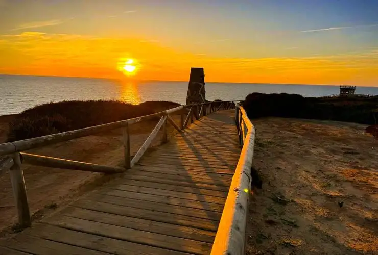 Vistas de los acantilados desde el mirador del Roqueo